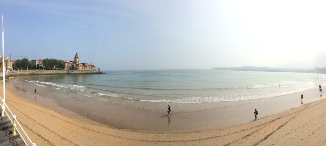 Ático Marqués Playa Centro - garaje opcional - TODOS LOS PROTOCOLOS SANITARIOS Gijón Esterno foto